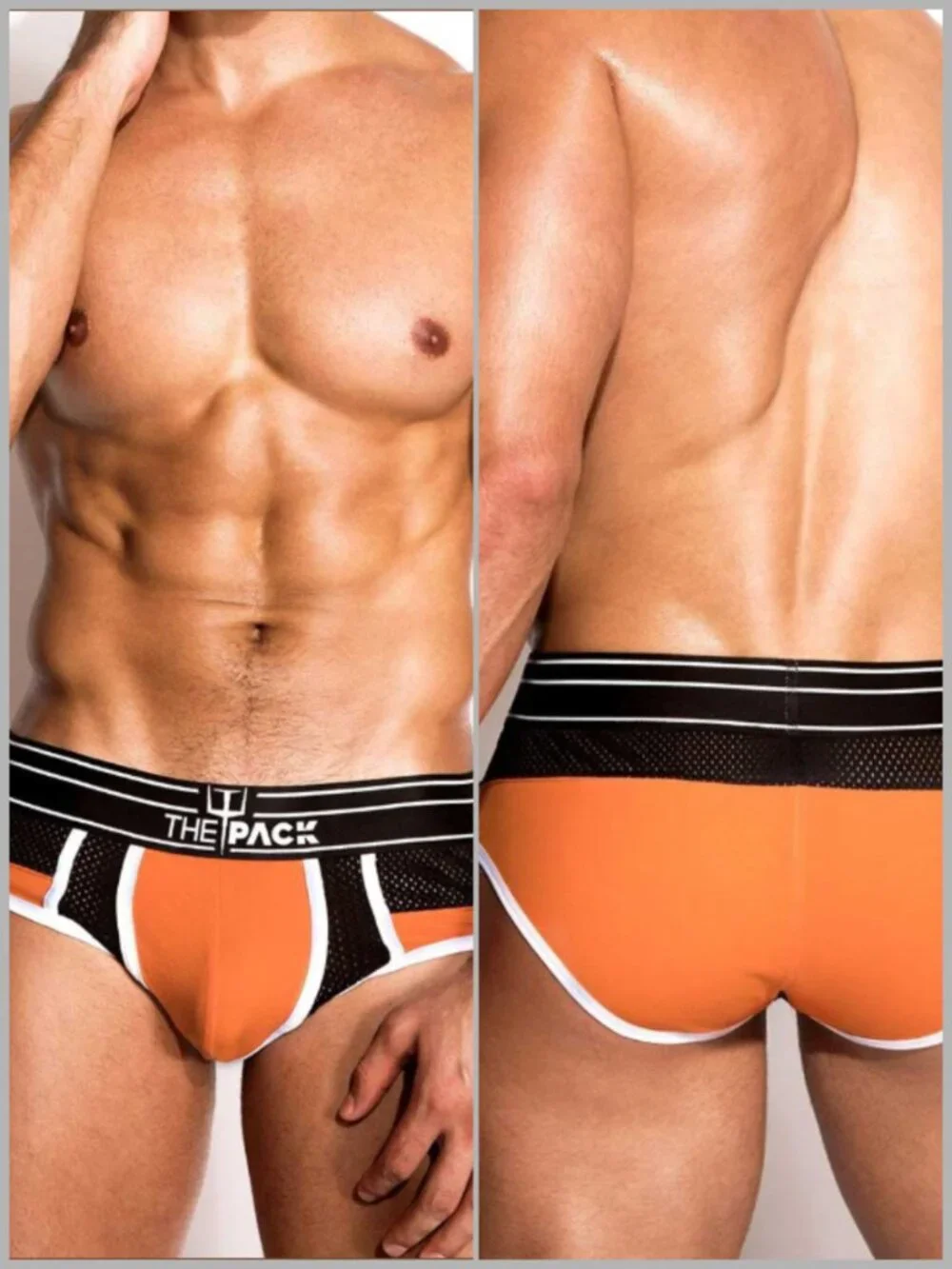 ThePack - Color Blocking Brief - Orange (M)